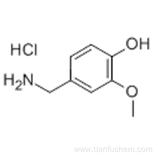 4-Hydroxy-3-methoxybenzylamine hydrochloride CAS 7149-10-2